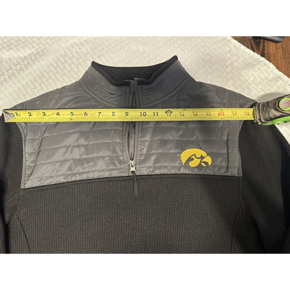 NWT Iowa Hawkeyes Colosseum pullover jacket black Mens size Medium Collegiate - Picture 12 of 15